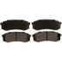 ZX606 by WAGNER - QuickStop Semi-Metallic Disc Brake Pad Set