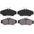ZX676 by WAGNER - QuickStop Semi-Metallic Disc Brake Pad Set