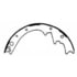 PAB335 by WAGNER - ThermoQuiet Drum Brake Shoe Set