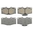 QC410 by WAGNER - Wagner ThermoQuiet QC410 Ceramic Disc Brake Pad Set