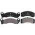 ZX499 by WAGNER - QuickStop Semi-Metallic Disc Brake Pad Set
