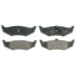 ZX759 by WAGNER - QuickStop Semi-Metallic Disc Brake Pad Set