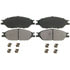 ZX803 by WAGNER - QuickStop Semi-Metallic Disc Brake Pad Set