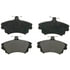 Wagner ZX837 Disc Brake Pad Set QuickStop Semi-Metallic Disc Brake Pad Set