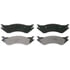 ZX842 by WAGNER - QuickStop Semi-Metallic Disc Brake Pad Set