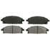 ZX855 by WAGNER - QuickStop Semi-Metallic Disc Brake Pad Set