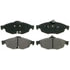 ZX869 by WAGNER - QuickStop Semi-Metallic Disc Brake Pad Set