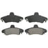 Wagner ZX899A Disc Brake Pad Set QuickStop Semi-Metallic Disc Brake Pad Set