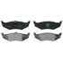 ZX782 by WAGNER - QuickStop Semi-Metallic Disc Brake Pad Set