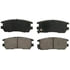 ZD567 by WAGNER - QuickStop Ceramic Disc Brake Pad Set