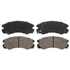 Wagner ZD579 Disc Brake Pad Set QuickStop Ceramic Disc Brake Pad Set