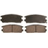 Wagner ZD580 Disc Brake Pad Set QuickStop Ceramic Disc Brake Pad Set