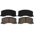ZD677 by WAGNER - QuickStop Ceramic Disc Brake Pad Set