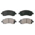 Wagner ZD722 Disc Brake Pad Set QuickStop Ceramic Disc Brake Pad Set