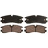 ZD754 by WAGNER - QuickStop Ceramic Disc Brake Pad Set