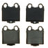 ZD771 by WAGNER - QuickStop Ceramic Disc Brake Pad Set