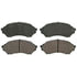 ZD798 by WAGNER - QuickStop Ceramic Disc Brake Pad Set