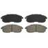 Wagner ZD815B Disc Brake Pad Set QuickStop Ceramic Disc Brake Pad Set