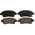 ZD831 by WAGNER - QuickStop Ceramic Disc Brake Pad Set