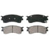ZD893 by WAGNER - QuickStop Ceramic Disc Brake Pad Set