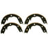 Z858 by WAGNER - Wagner Brake Z858 Parking Brake Shoe