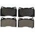 ZD1050B by WAGNER - QuickStop Ceramic Disc Brake Pad Set