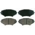 ZD1009 by WAGNER - QuickStop Ceramic Disc Brake Pad Set
