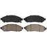 ZD1548 by WAGNER - QuickStop Ceramic Disc Brake Pad Set