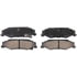 ZD732A by WAGNER - QuickStop Ceramic Disc Brake Pad Set