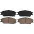 ZD497 by WAGNER - QuickStop Ceramic Disc Brake Pad Set