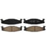 ZD632 by WAGNER - QuickStop Ceramic Disc Brake Pad Set