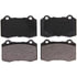 ZX592A by WAGNER - QuickStop Semi-Metallic Disc Brake Pad Set