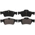 ZX986 by WAGNER - QuickStop Semi-Metallic Disc Brake Pad Set