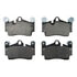 ZX978A by WAGNER - QuickStop Semi-Metallic Disc Brake Pad Set