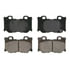 ZD1347 by WAGNER - QuickStop Ceramic Disc Brake Pad Set