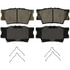 ZD1632 by WAGNER - QuickStop Ceramic Disc Brake Pad Set