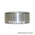 W205PP by TIMKEN - Conrad Deep Groove Single Row Radial Ball Bearing, Wide Type with 2-Rubber Seals