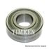 87016 by TIMKEN - Deep Groove Radial Ball Bearing with Wide Inner Ring - Non Loading Groove Type
