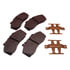 E-12302 by EUCLID - Disc Brake Pad Set - Hino