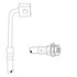 Euclid E10615 Brake Hydraulic Line HYDRAULIC BRAKE - HOSE