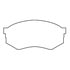 ED433V by EUCLID - HYDRAULIC BRAKE - DISC PAD SET