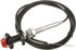 55204 by DAYTON PARTS - Multi-Purpose Control Cable - 10 ft., with 2 in. Push Button Lock, Black