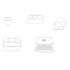 PAI 750491 Leaf Spring Insulator Auxiliary Spring Cushions - HN 402/462/522 Application