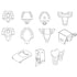 PAI 755228 Suspension Subframe Reinforcement Bracket Suspension Frame Bracket - Right Hand HT 250U Underslung Weld On