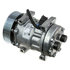 20-04885 by OMEGA ENVIRONMENTAL TECHNOLOGIES - A/C Compressor - SD7H15, 8-Groove Pulley, 130mm Diameter, with Clutch, Oil Filled