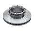 MPBR76605 by HALDEX - Disc Brake Rotor - Transit, Coach U Type, 10 Bolt Holes, 17.24" Diameter