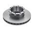 MPBR76609 by HALDEX - Disc Brake Rotor - U Type, 17.01" Diameter, Setra, Mercedes Systems