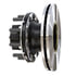 MPBW193M2NS by HALDEX - Disc Brake Rotor and Hub Assembly - Hub And Rotor N Axle Steel Wheel