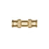 Haldex APB62F8 Air Brake Air Line Connector Fitting Air Brake Air Line Connector Fitting - Union Connector, 1/2 Inch Tube