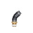 APC54S6X2 by HALDEX - Midland Push-to-Connect (PTC) Fitting - Composite, Swivel Elbow Type, Male Connector, 3/8 in. Tubing ID